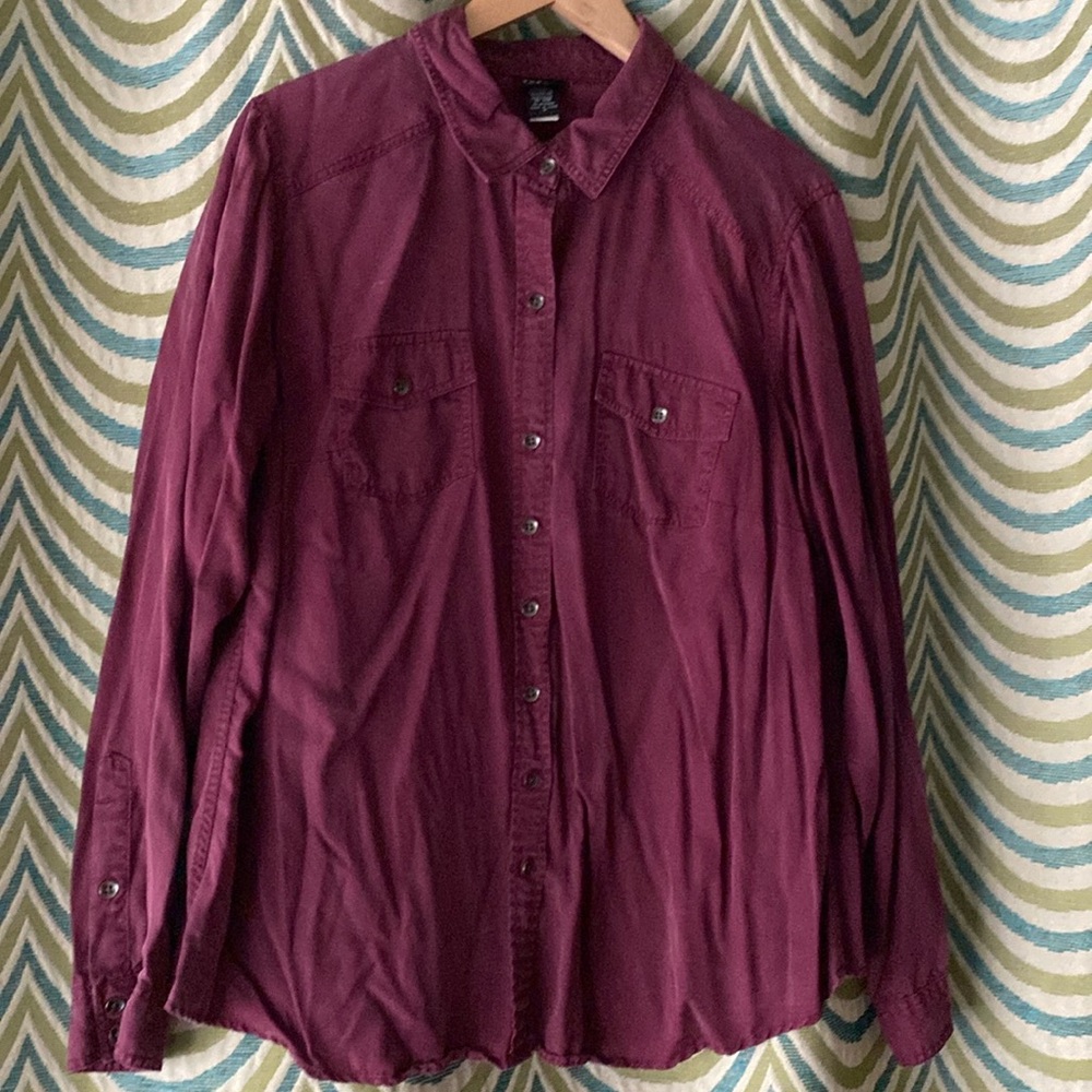 Torrid Button Down Top sz 0